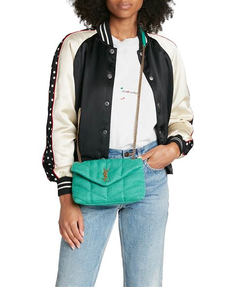 ysl toy puffer mini canvas crossbody bag|saint lou puffer crossbody bag.